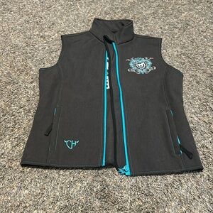 Girls cowgirl hardware vest L